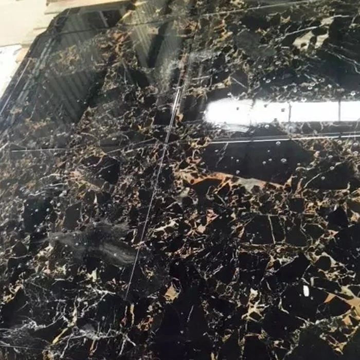 black marble tile 12x12